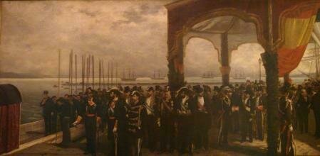 Llegada a Madrid de Amadeo I: inicio del reinado.