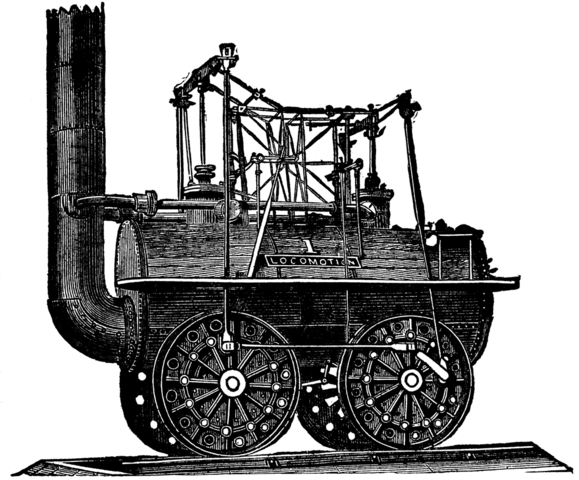 STEPHENSON'S LOCOMOTIVE