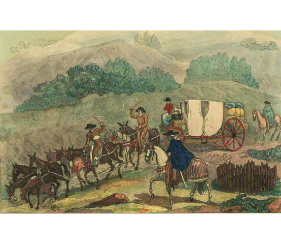 TRANSPORTES EN EL MEXICO COLONIAL