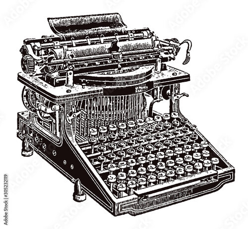 the typewriter Christopher Latham