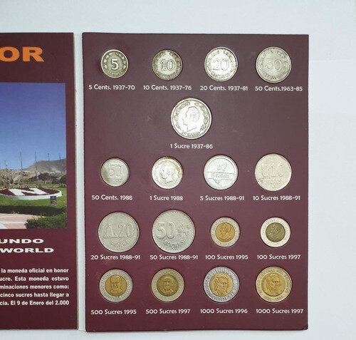 Creación de la primera serie completa de monedas decimales