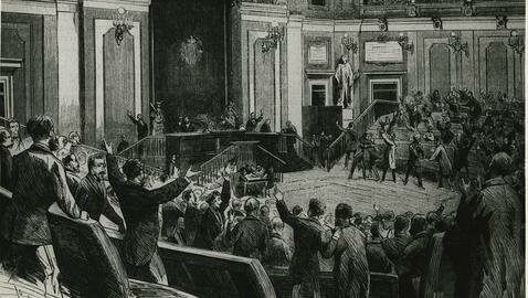 Proclamación de la Primera República.