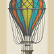 Old air balloon vector 8560099