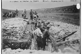 American Troops Enter Europe