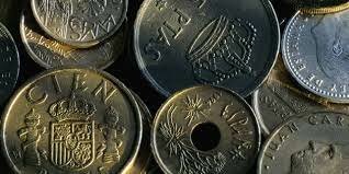 La peseta moneda única de España