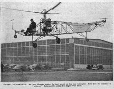 The first ever practical helicopter