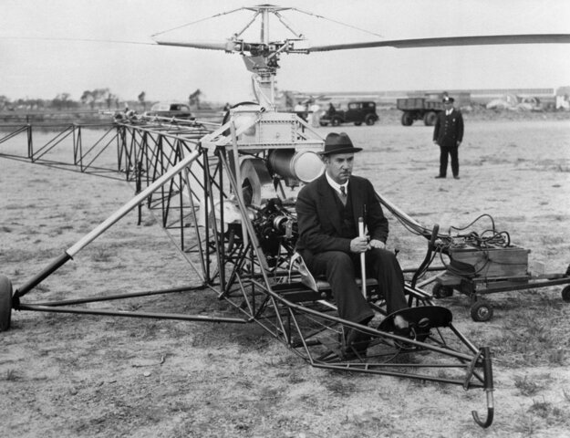 The first helicopter ride