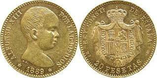 La peseta como moneda única de España