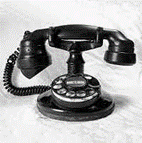 The first rotary dial handset telephone was created.