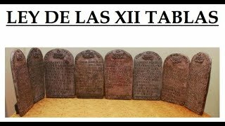 ROMA - LEY DE LAS DOCE TABLAS