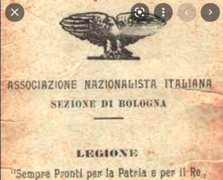 Nasce l'ASSOCIAZIONE NAZIONALISTA ITALIANA