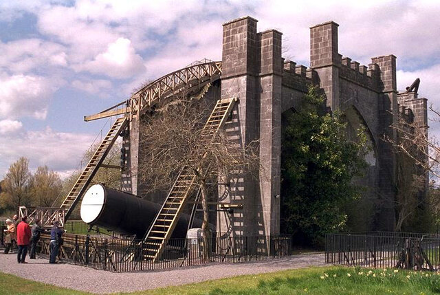 EL PRIMER TELESCOPIO DE GRANDES DIMENSIONES DE LORD ROSSE