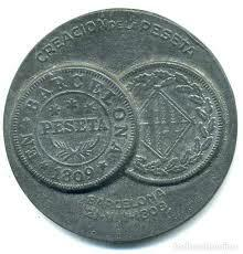 La peseta, unidad monetaria española.