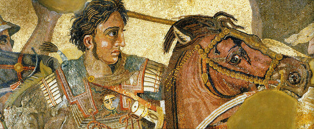 Alessandro Magno scaccia i persiani