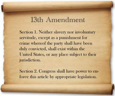 The 13th Amendment is Passed