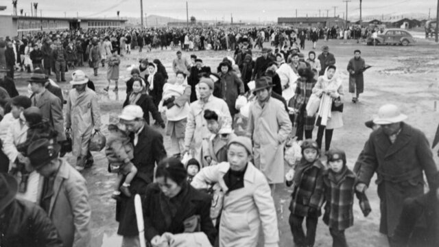 Japanese Americans sent to interment camps