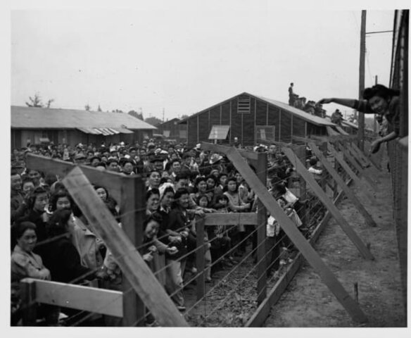 Japanese Americans sent to internment camps