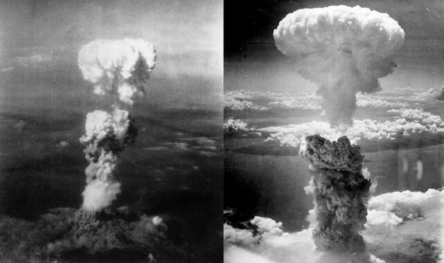 Atomic bombs dropped on Japan