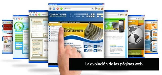 Crecimiento considerable de páginas web.