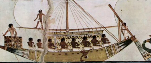 Premiers  bateaux à voiles