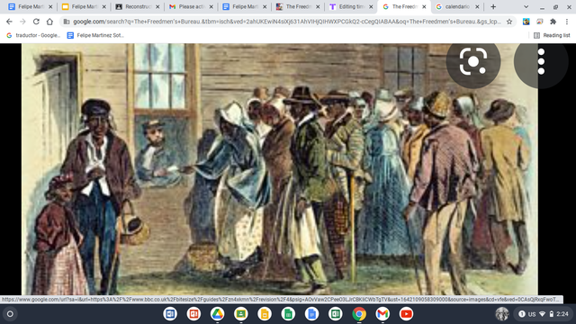 The Freedmen’s Bureau.