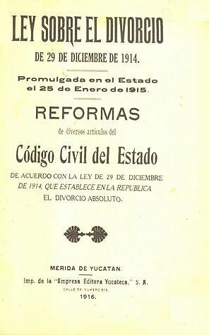 Ley sobre divorcio