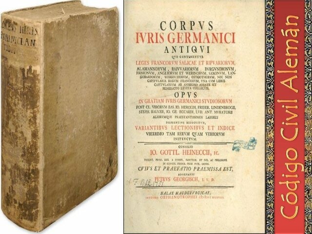 CÓDIGOS BÁVARO Y PRUSIA