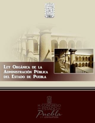 LEY ORGANICA DEL ESTADO DE PUEBLA