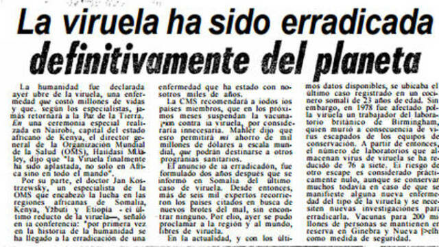 Reflejo de los esfuerzos médicos