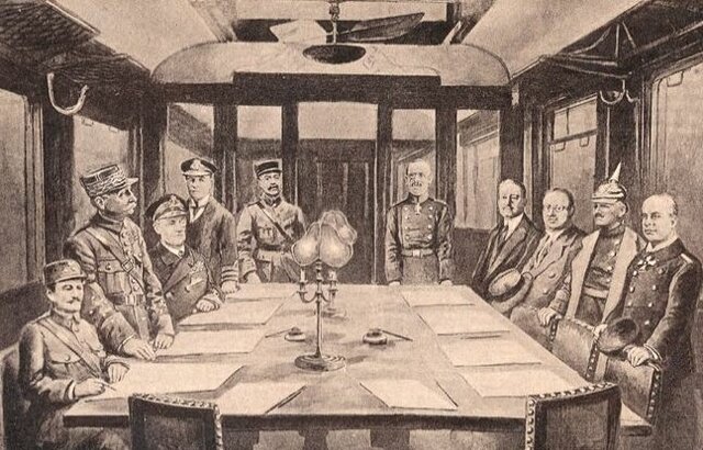 Wapenstilstand en einde Eerste Wereldoorlog