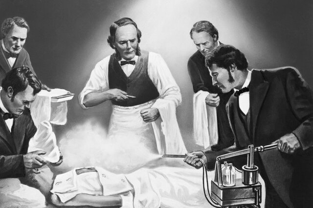 Joseph Lister - Desarrollo de técnicas antisépticas