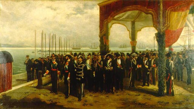 Llegada a España de Amadeo I: inicio del reinado. (enero)