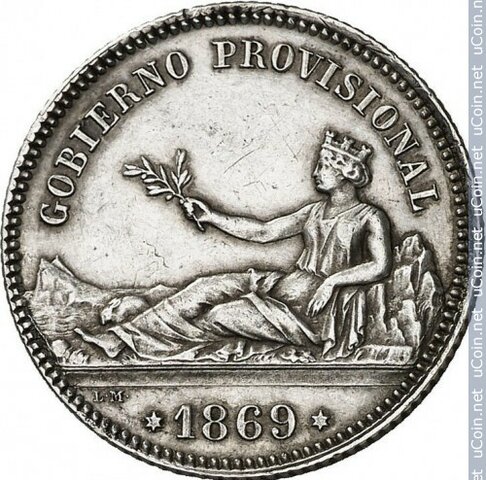 La peseta moneda única de España