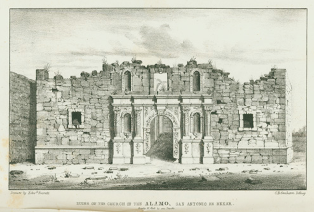 Texas loses the battle at the Alamo