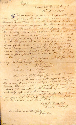 Texas wins the battle of San Jacinto