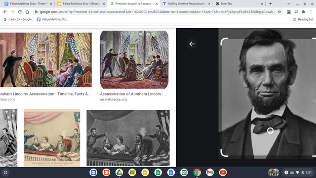 President Lincoln is Assassinated.