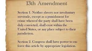The 13th Amendment is Passed