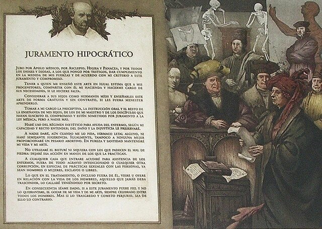 Creació del jurament hipocràtic