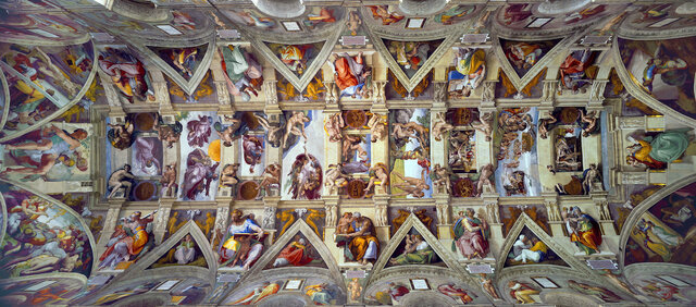 Michelangelo : Ceiling of the Sistine Chapel