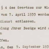 Restoration of the Professional Civil Service Law