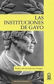 INSTITUCIONES DE GAYO