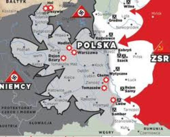 Soviet forces invaded Poland