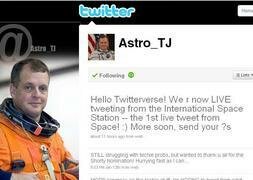Primer Tweet publicado desde el espacio
