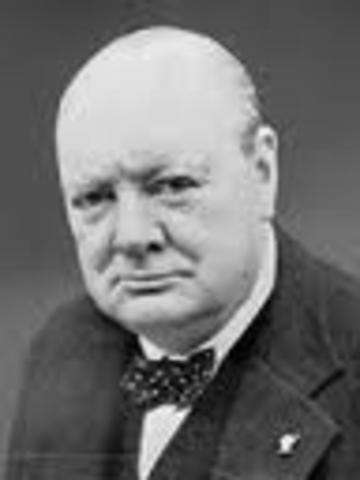 Churchill came to power in the UK