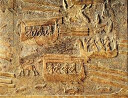 trasporto dei tronchi di cedro del Libano