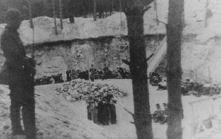 Mass shooting of Jews during Holocaust