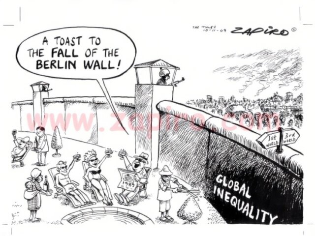 Berlin Wall Comes down (orange)