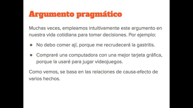 Pragmática y Argumentación