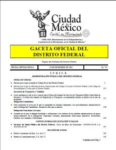 Nuevas reformas al Código Civil del DF.