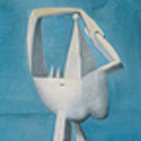 Nude Standing by the Sea